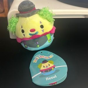 Squishmallow Blacklight Clown